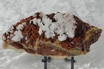 Baryte over siderite - Brosso mine - calea - Lessolo - Torino prov. - Piedmont - Italy