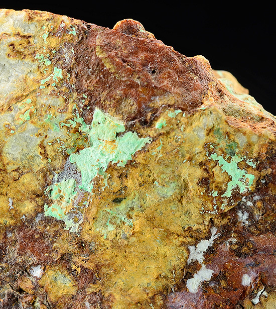 Strashimirite - Copper stope, Majuba Hill Mine, Antelope Mining District, Pershing Co., Nevada, USA