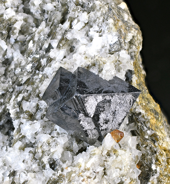 Magnetite with Anatase - Gorb, Lärchultini, Binn, Goms, Valais, Switzerland
