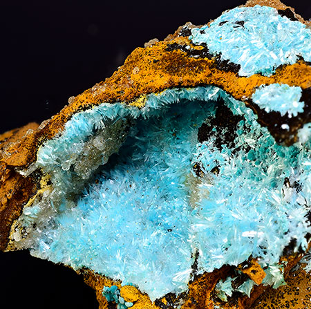 Aurichalcite - Temperino mine - Campiglia Marittima - Livorno Prov. - Tuscany - Italy