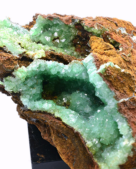 Cuprian adamite (var. of adamite - Ojuela mine - Mapim - Mun. de Mapim - Durango -Mexico