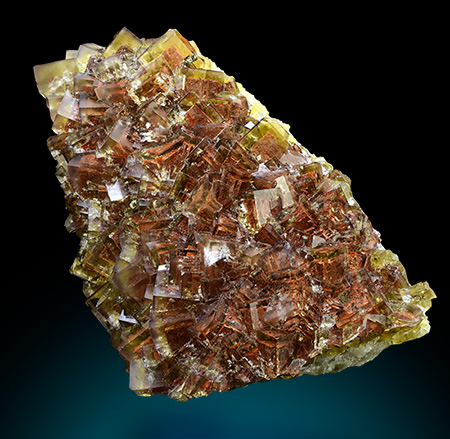 Fluorite - Marienschacht Mine, Wlsendorf, Schwarzach bei Nabburg, Schwandorf District, Upper Palatinate, Bavaria, Germany
