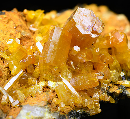 Mimetite - Guatomo Mine ('Hat Yai' mimetite locality), Tham Thalu, Bannang Sata District, Yala Province, Thailand.