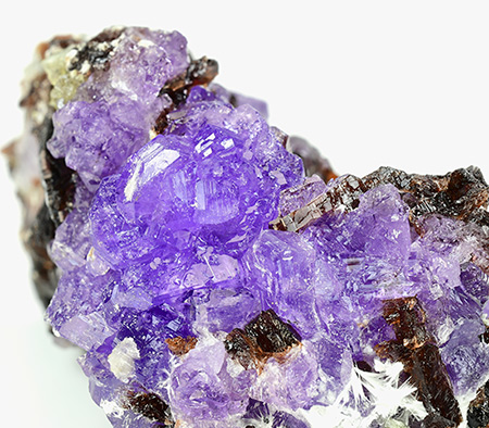 Coquimbite with Rmerite - Monte Arsiccio Mine, Sant'Anna di Stazzema, Stazzema, Lucca Province, Tuscany, Italy