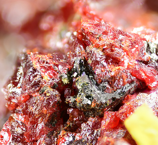 Parapierrotite with Realgar - Allchar, Ranovo, Kavadarci Municipality, North MacedoniaAllchar, Ranovo, Kavadarci Municipality, North Macedonia (TL)
