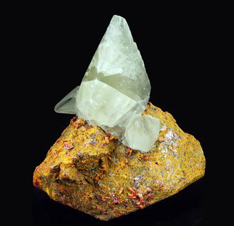 Calcite, Realgar - Shimen deposit, Shimen Co., Hunan Province, China