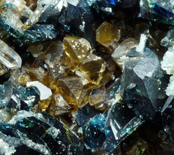 Lazulite, Siderite, Quartz - Cross Cut Creek area, Yukon, Canada