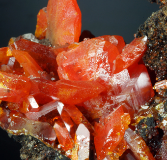 Wulfenite, Red Cloud mine, Arizona, USA