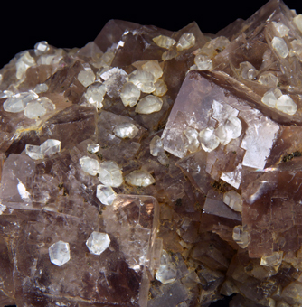 Fluorite, Quartz - El Hammam mine, Meknes, Mekns-Tafilalet Region, Morocco