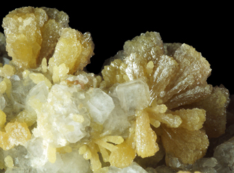 Mimetite, Calcite - Santa Eulalia, Aquiles Serdn, Chihuahua, Mexico
