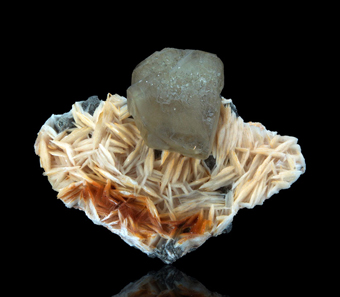 Cerussite, Baryte - Mibladen Mining district, Morocco