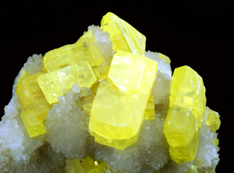 Sulfur - Cozzo Disi Mine, Casteltermini, Agrigento Province, Sicily, Italy