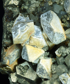 Siderite, Pyrite - Millotingo mine, Pacococha, Lima Department, Peru