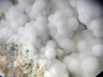 Aragonite, Hydromagnesite - Roccamurata Quarry, Valtarno, Parma - Emilia Romagna, Italy