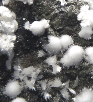 Aragonite, Hydromagnesite - Roccamurata Quarry, Valtarno, Parma - Emilia Romagna, Italy