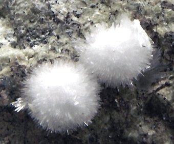 Aragonite, Hydromagnesite - Roccamurata Quarry, Valtarno, Parma - Emilia Romagna, Italy