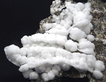 Aragonite, Hydromagnesite - Roccamurata Quarry, Valtarno, Parma - Emilia Romagna, Italy