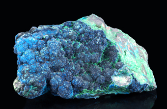 Cornetite, Star of the Congo Mine, Shaba, Democratic Republic of Congo