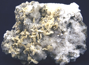 Ferroan Magnesite and Quartz - Brosso Mine, Brosso - Italy