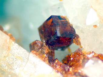 Bariopharmacosiderite - Clara Mine, Black Forest - Germany