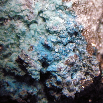 Yvonite, Geminite and Pushcharovskite - Salsigne mine, Salsigne - France