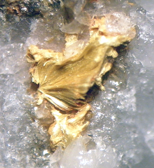 Ferrimolybdite - Perda de Pibera Mine - Sardinia, Italy