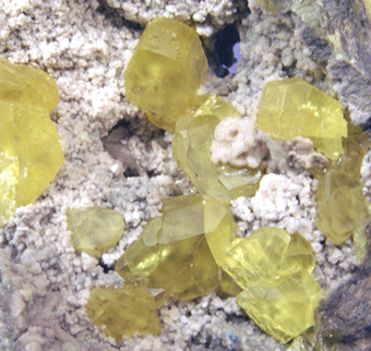 Sulphur - 100 Carusi Mine - Sicily, Italy