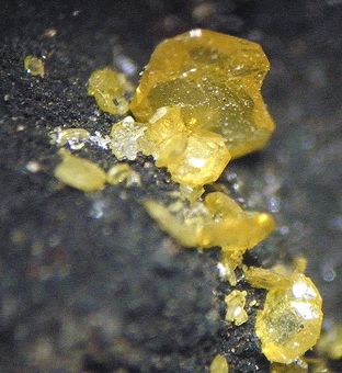 Stolzite - Proprietary Hill Mine, Broken Hill