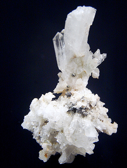 Arsenopyrte on Quartz- Traversella Mine, Piedmont, Italy