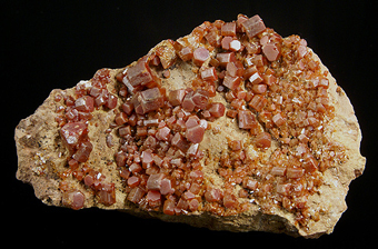 Vanadinite- Mibladen Mine, Morocco