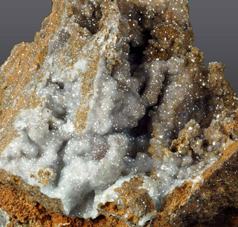 Smithsonite, Monteponi mine, Iglesias, Sardinia, Italy