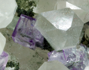 Quartz and fluorite, Shanbao, Hunan Province, China