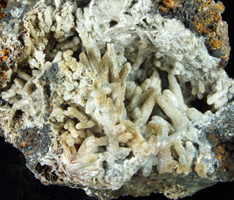 Smithsonite psd Cerussite - Montevecchio mines, Arbus, Sardinia, Italy