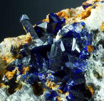 Azurite, Rajos de California mine, Copiap Province, Chile