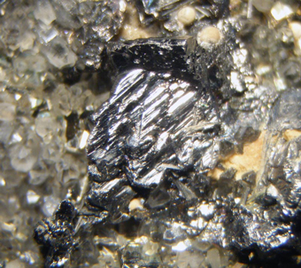 Andorite (probably Andorite IV) with Franckeite - San Jos mine, Oruro City, Bolivia
