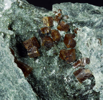 Perowskite, Rocca Sella, Susa valley, Piedmont, Italy