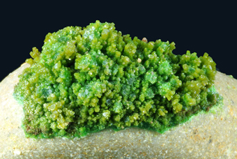 Pyromorphite, Gute Hoffnung Mine, Klf, Alfeld, Lower Saxony, Germany