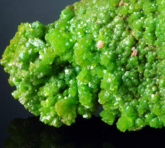 Pyromorphite, Gute Hoffnung Mine, Klf, Alfeld, Lower Saxony, Germany