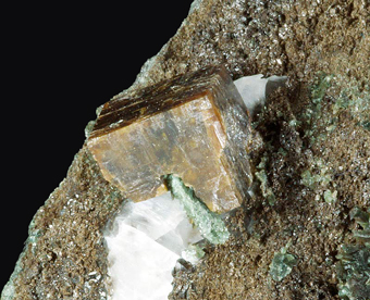 Perovskite, Rocca Sella, Susa valley, Piedmont, Italy