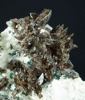 Axinite, Huarangal quarry, , Ica Department, Peru