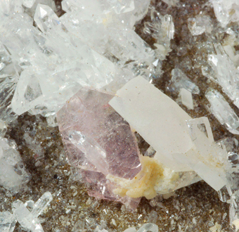 Apatite, Quartz and Calcite - Raskoh Mts., Balochistan, Pakistan