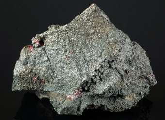 Stibarsen and Proustite, Přbram, Bohemia, Czech Republic