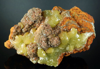 Adamite - Ojuela Mine , Mapimi  - Mexico