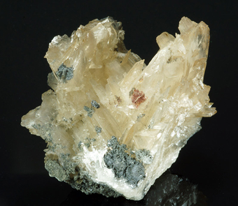 Cerussite on Smithsonite - Toiussit  - Morocco