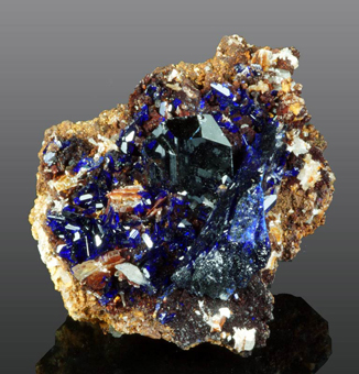 Azurite, Cerussite, Rajos de California mine, Copiap Province, Chile