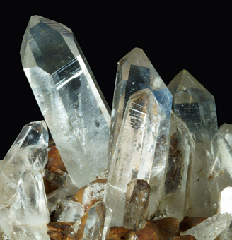 Quartz and Siderite - Spluga pass, Chiavenna valley, Lombardy, Italy