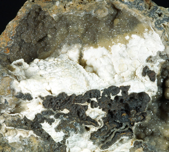 Hydrozincite and Smithsonite - Monte Becco mine, Buggerru, Sardinia, Italy