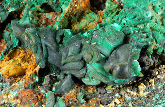Malachite - Jchjmov, Bohemia, Czech Republic