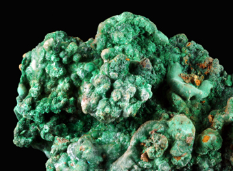 Malachite - Cerro Minado mines, Cuesta Alta, Almera, Andalusia, Spain