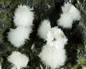 Aragonite, Hydromagnesite - Roccamurata Quarry, Valtarno, Parma - Emilia Romagna, Italy